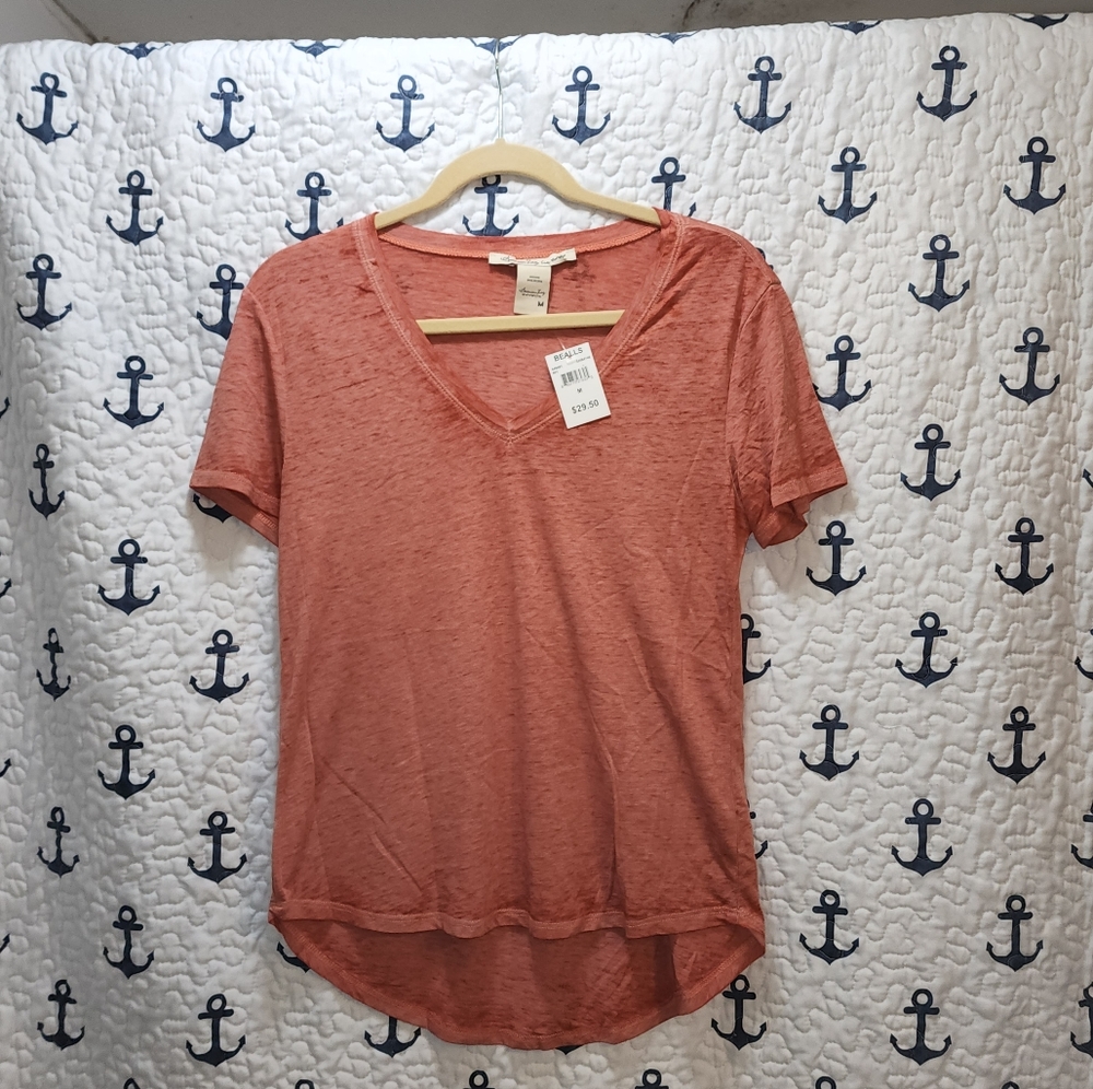 NWT Women's American Rag Slub Tee Shirt Size Medium